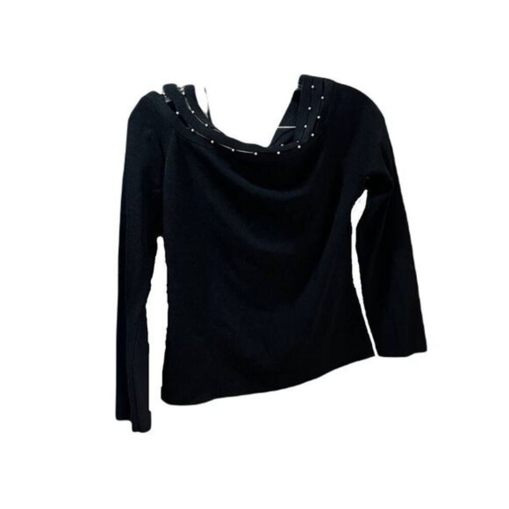 Cable &‎ Gauge Pullover Shirt with Neckline Details Small